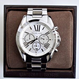 Michael Kors Silver Watch w/ Box